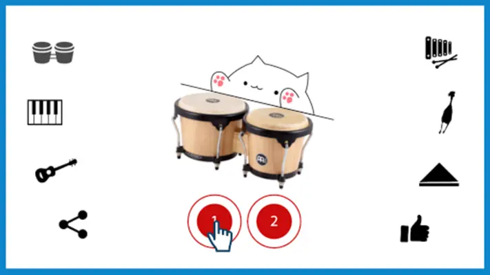 Bongo Cat Musical Instruments android App screenshot 6